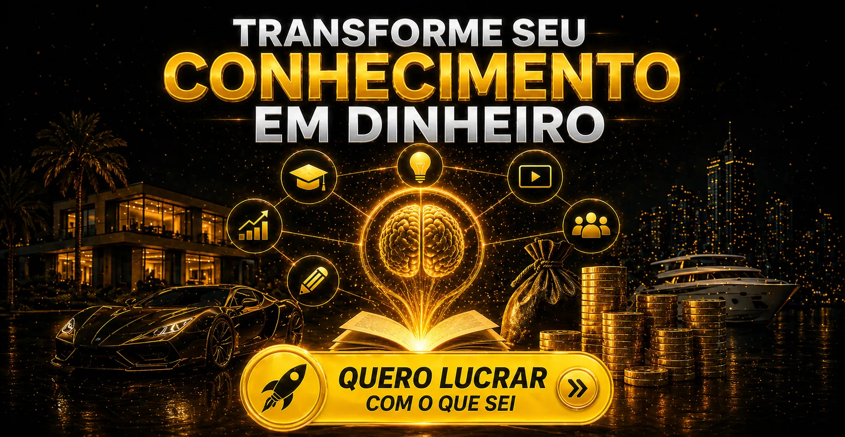 transformar conhecimento em dinheiro com estrat&eacute;gias digitais para lucrar online