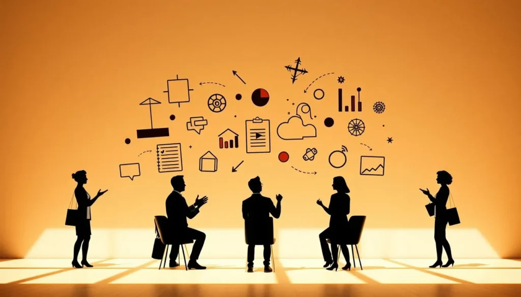 Grupo de pessoas representando audiência qualificada no marketing digital