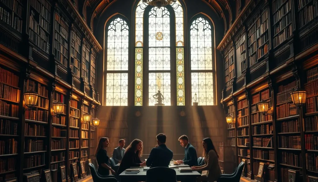 Storytelling sendo construído em ambiente de leitura e estudo