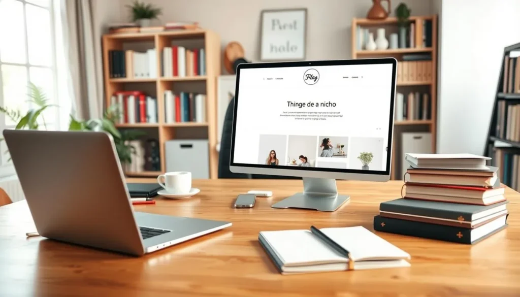 Setup de blog de nicho voltado para geração de renda online