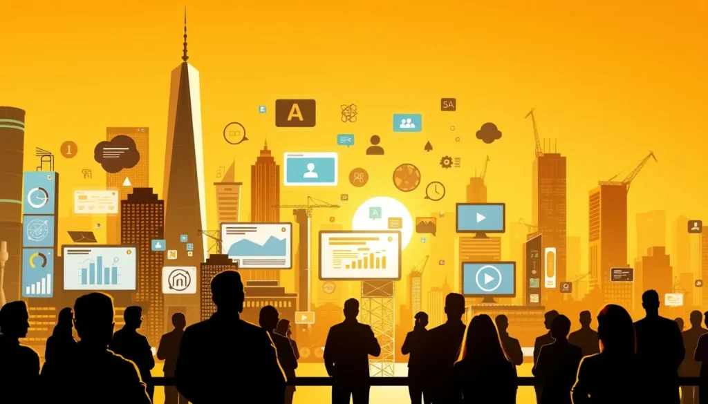 Grupo de pessoas representando o público certo no marketing digital