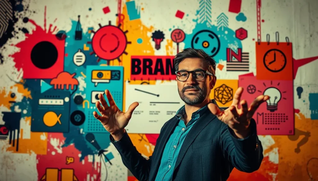 Exemplo de storytelling persuasivo aplicado ao branding e comunicação visual criativa