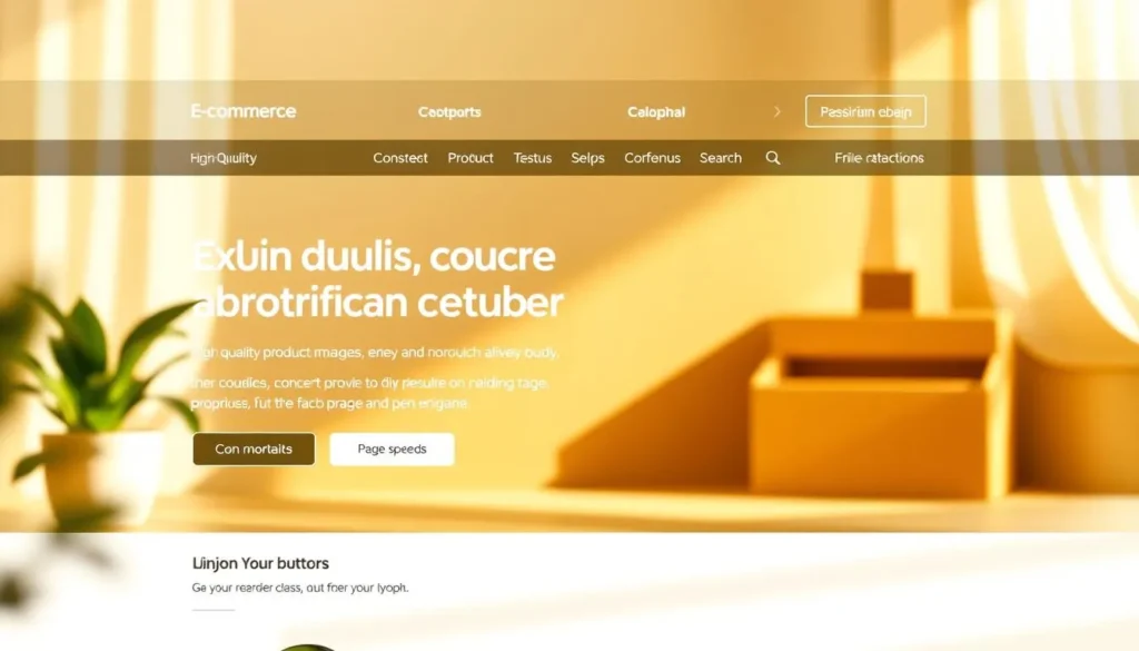 Página de e-commerce com foco em tráfego pago e conversão de vendas online