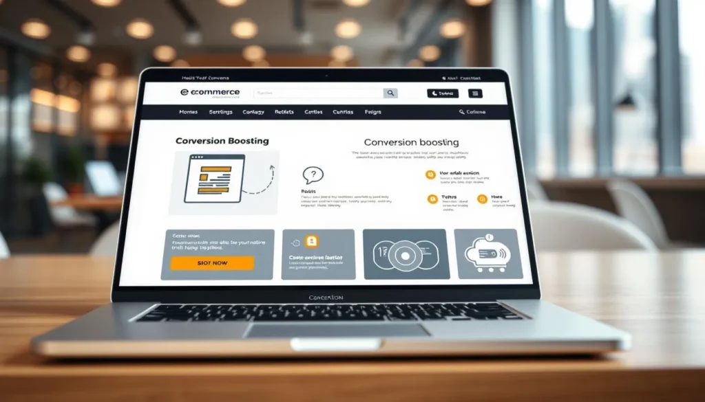 Página de e-commerce com estratégia de tráfego pago focada em conversão de vendas