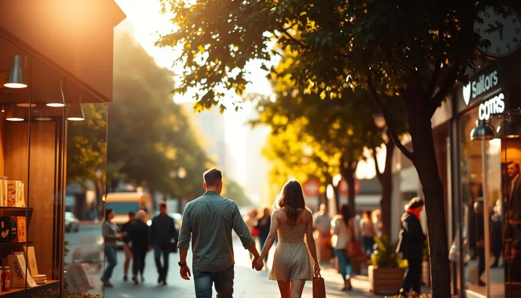 Casal caminhando de mãos dadas representando relacionamento