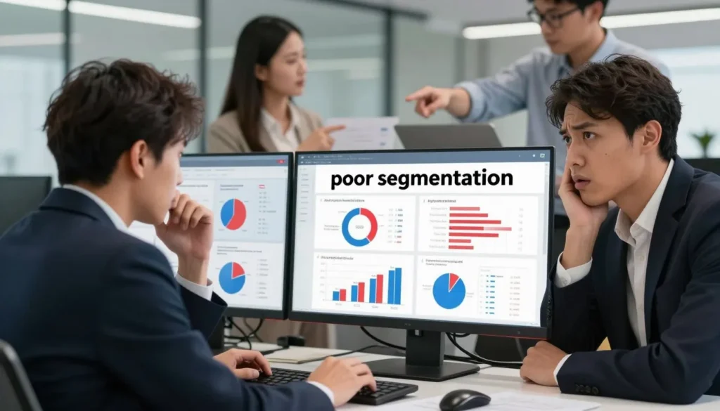 Equipe analisando erros de tráfego pago para iniciantes