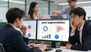 Equipe analisando erros de tráfego pago para iniciantes