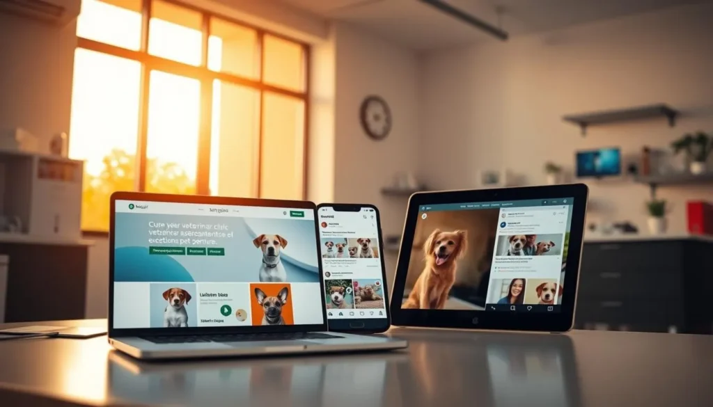 Tráfego pago para clínicas veterinárias com anúncios digitais de pets