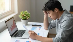 Afiliado Eduzz analisando resultados e desempenho de vendas online