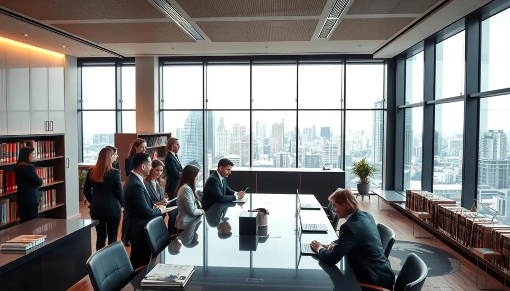 tráfego pago para escritórios de advocacia em reunião profissional