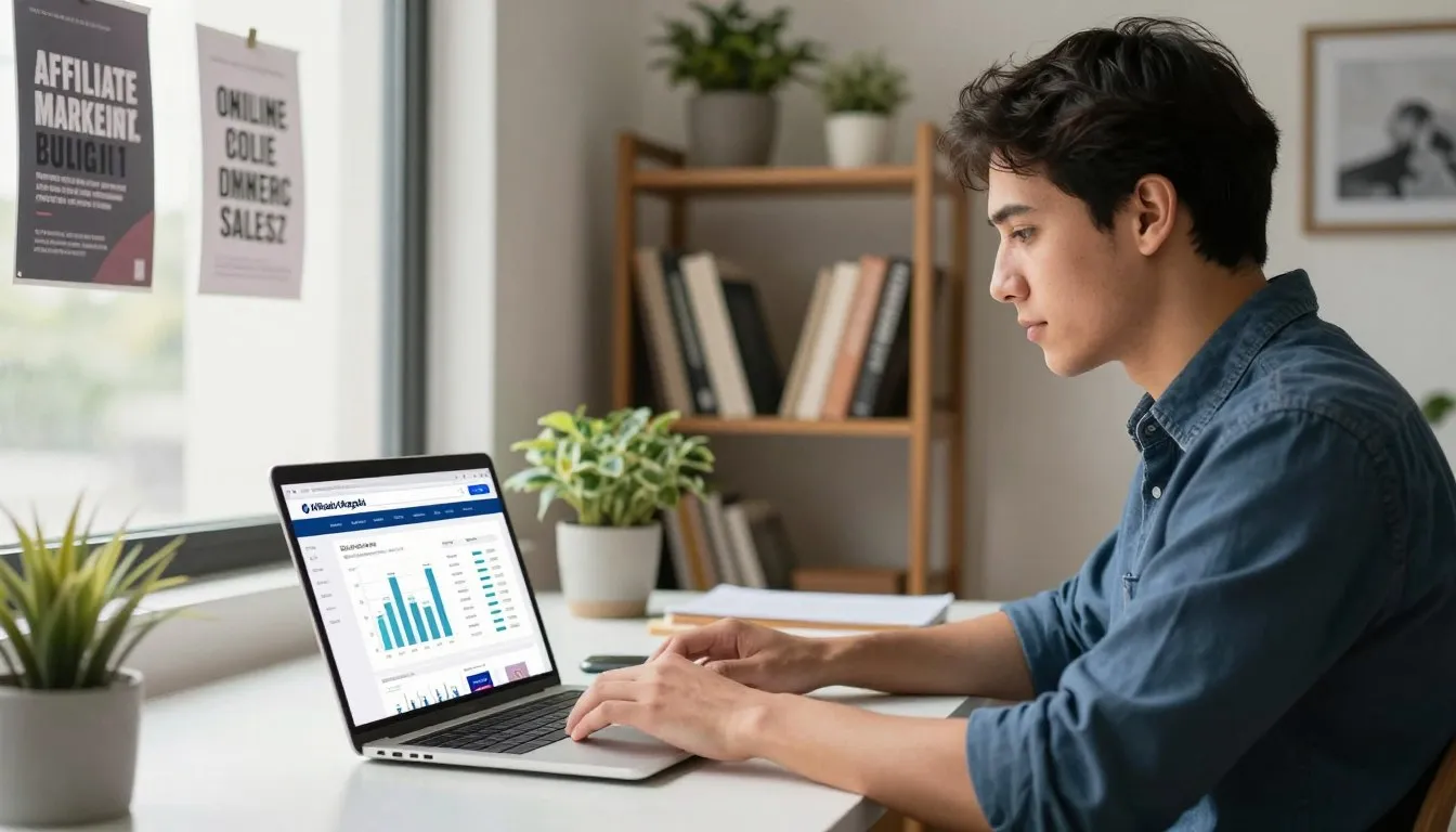 Afiliado Magalu aprendendo como vender online e ganhar comissões usando estratégias para iniciantes
