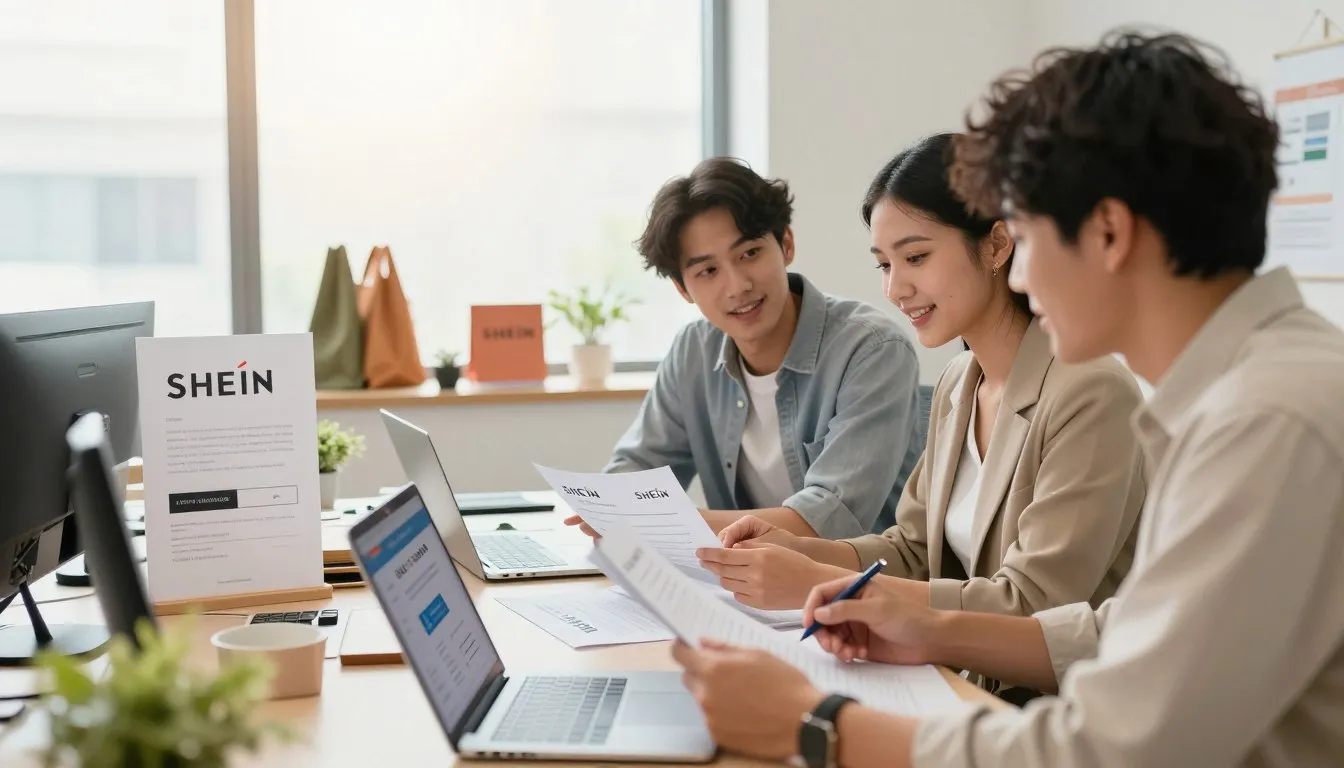 Pessoas estudando estrat&eacute;gias de afiliado shein para aumentar vendas online