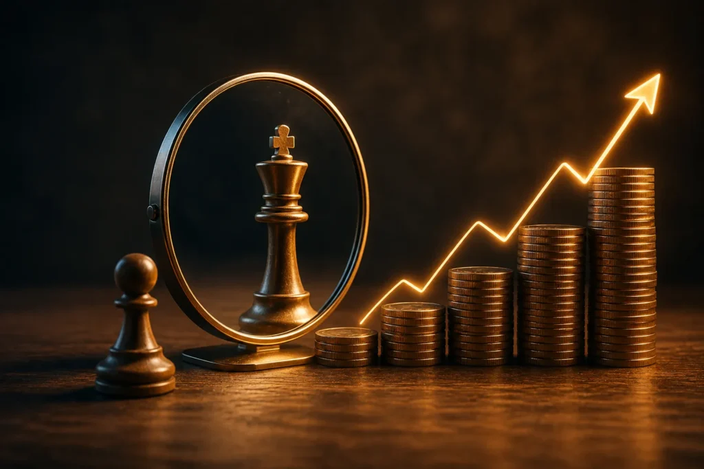 Como usar linguagem persuasiva para vender mais, representada por uma transforma&ccedil;&atilde;o que leva ao crescimento das vendas